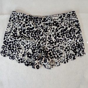 J. Crew Shorts Cheetah Animal Print Linen Cotton 2